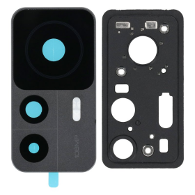 Haupt Kamera Linse + Lünette black/schwarz für...