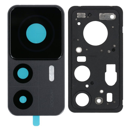 Haupt Kamera Linse + Lünette black/schwarz für Xiaomi 12T Pro (22081212UG)