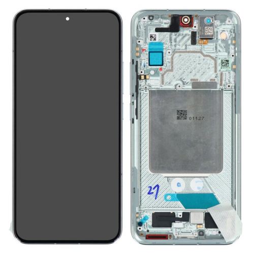 Display Modul mit Rahmen und Toucheinheit flora green/grün 56000500M300 für Xiaomi 13 (2211133C)