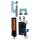 Lautsprecher Staubschutz Gitter Set white/weiß für Apple iPhone 15 Pro Max (A3106)