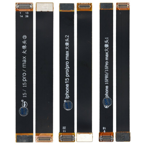Haupt Kamera Test Flexkabel Set für Apple iPhone 15 Pro Max (A3106)
