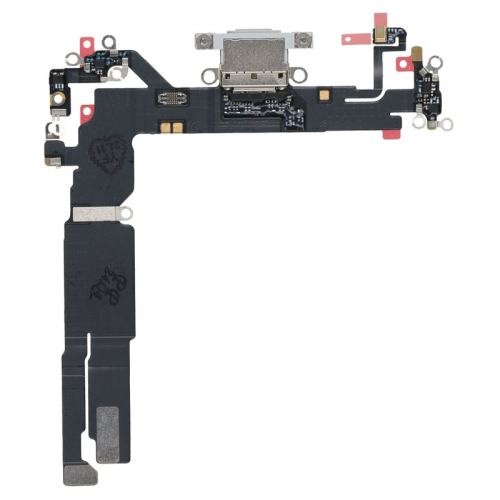 Ladeanschluss + Flexkabel white/weiß 923-11223 für Apple iPhone 16 (A3287)