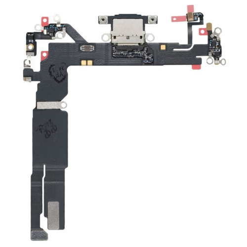 Ladeanschluss + Flexkabel black/schwarz 923-11222 für Apple iPhone 16 (A3287)