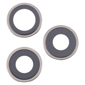 Kamera Linse + Lünette Set natural titanium für...