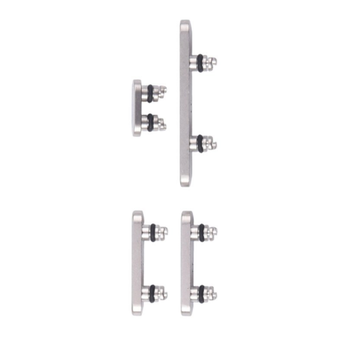 Ein/Aus + Lautstärke + Mute Taste Set white/weiß titanium für Apple iPhone 16 Pro (A3293)