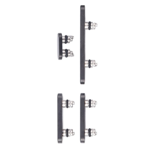 Ein/Aus + Lautstärke + Mute Taste Set black/schwarz titanium für Apple iPhone 16 Pro (A3293)