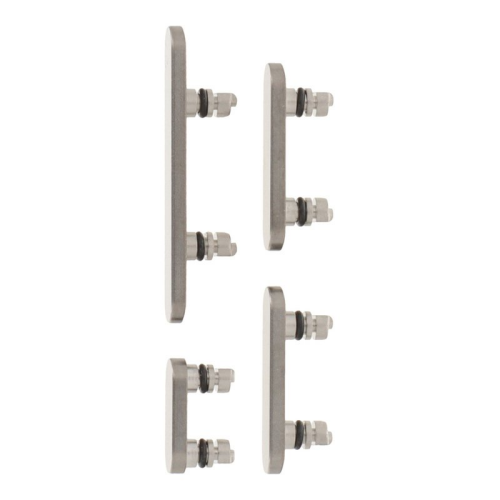 Ein/Aus + Lautstärke + Mute Taste Set natural titanium für Apple iPhone 16 Pro Max (A3296)