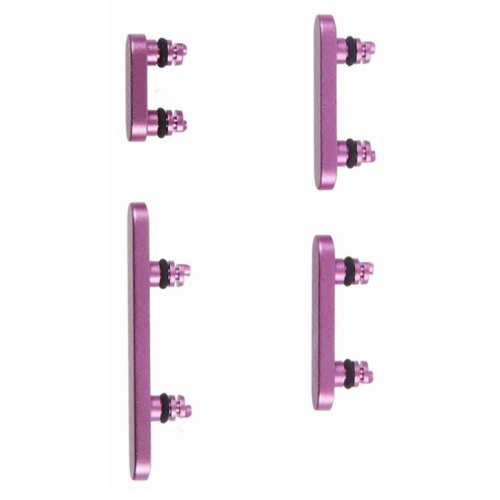 Ein/Aus + Lautstärke + Mute Taste Set pink/rosa für Apple iPhone 16 (A3287)