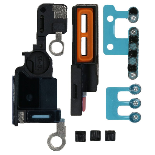 Lautsprecher Staubschutz Gitter Set natural titanium für Apple iPhone 16 Pro (A3293)
