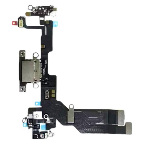 Ladeanschluss + Flexkabel black/schwarz 923-12009 für Apple iPhone 16e (A3409)