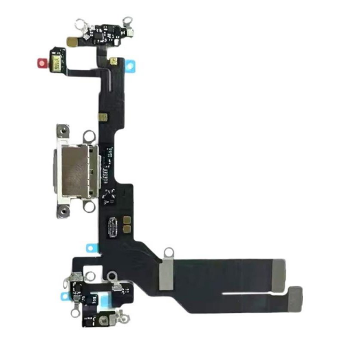 Ladeanschluss + Flexkabel white/weiß 923-12010 für Apple iPhone 16e (A3409)