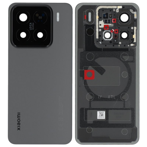Batteriedeckel Rückseite Akkudeckel black/schwarz 560067000O300 für Xiaomi 15 (24129PN74G,24129PN74I,24129PN74C)