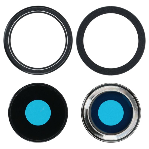 Kamera Linse + Lünette black/schwarz für Apple iPhone 16e (A3409)