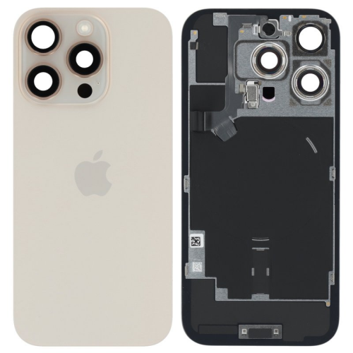 Batteriedeckel Rückseite Akkudeckel desert titanium 661-49557 für Apple iPhone 16 Pro (A3293)