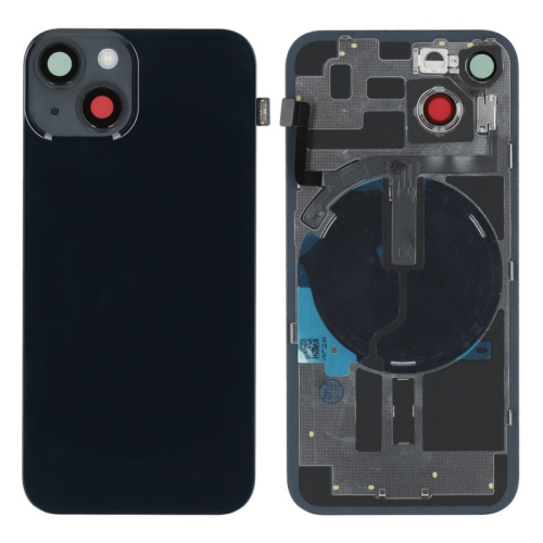 Batteriedeckel Rückseite Akkudeckel w/o Logo midnight für Apple iPhone 14 (A2883, A2884, A2881, A2649, A2882)