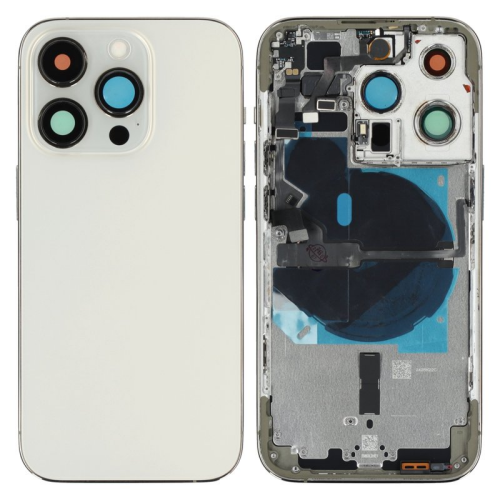 Batteriedeckel Rückseite Akkudeckel w/o Logo gold für Apple iPhone 14 Pro (A2650, A2892, A2891, A2889, A2890)