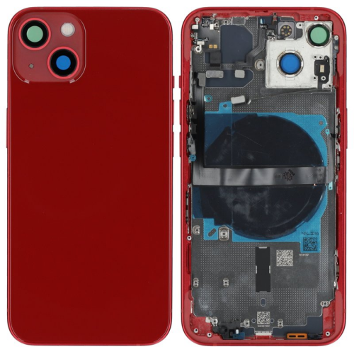Batteriedeckel Rückseite Akkudeckel w/o Logo red/rot für Apple iPhone 13 (A2633)