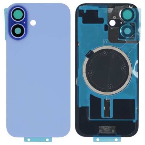 Batteriedeckel Rückseite Akkudeckel w/o Logo ultramarine für Apple iPhone 16 (A3287)