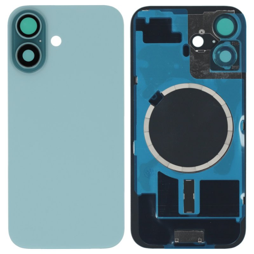 Batteriedeckel Rückseite Akkudeckel w/o Logo teal für Apple iPhone 16 (A3287)