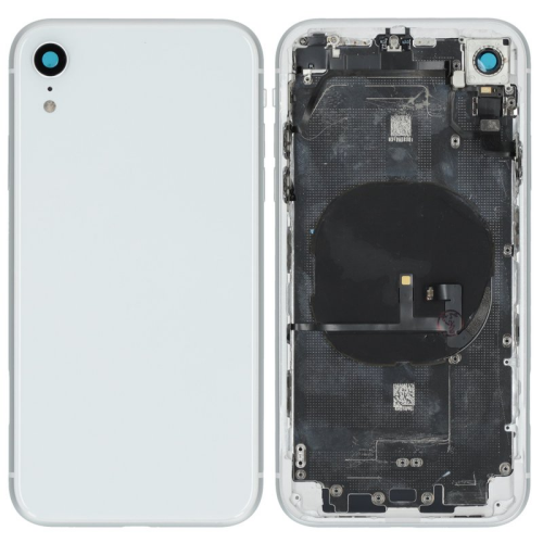 Batteriedeckel Rückseite Akkudeckel w/o Logo white/weiß für Apple iPhone XR (A2105)