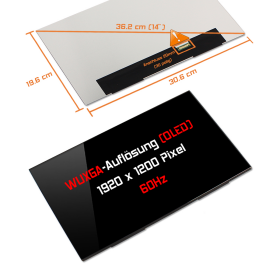 OLED Display 14,0" 1920x1200 glossy passend für...
