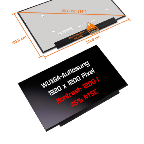 LED Display 14,0" 1920x1200 passend für Innolux N140JCA-ELL