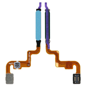 Fingerabdruck Sensor Flexkabel Flachband ice blue/blau...