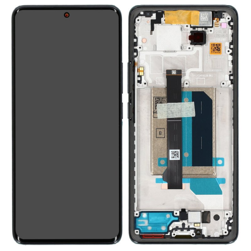 Display Modul mit Rahmen und Toucheinheit midnight black/schwarz 5600190O16U00 für Xiaomi Redmi Note 14 Pro+ 5G (24115RA8EG)