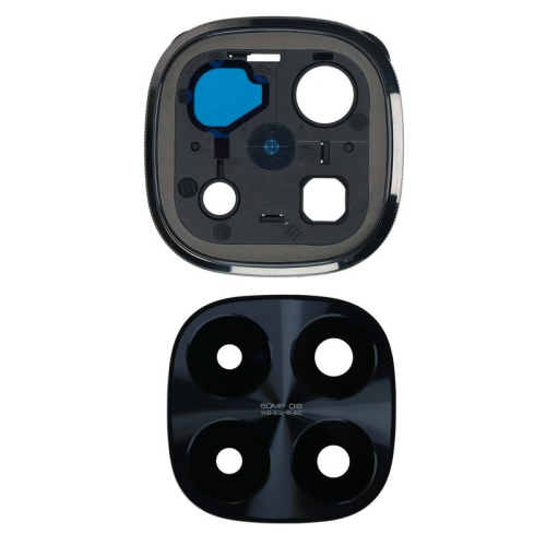 Kamera Linse + Lünette midnight black/schwarz für Xiaomi Redmi Note 14 Pro+ 5G (24115RA8EG)
