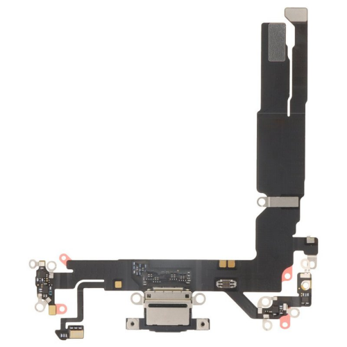 Ladeanschluss + Flexkabel black/schwarz 923-13603 für Apple iPhone 17 (A3520)