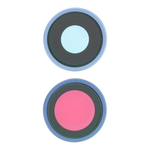 Kamera Linse + Lünette Set mist blue/gelb für Apple iPhone 17 (A3520)