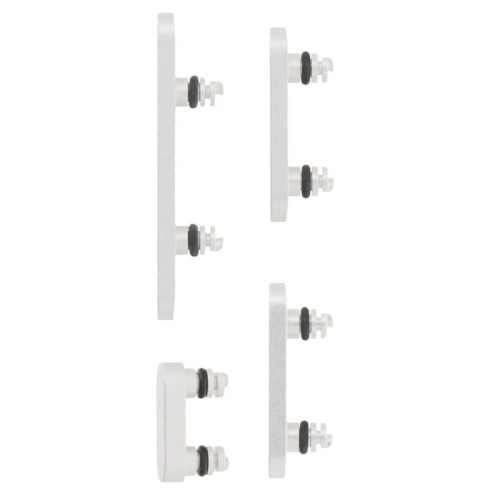 Ein/Aus + Lautstärke + Mute Taste Set white/weiß für Apple iPhone 17 (A3520)