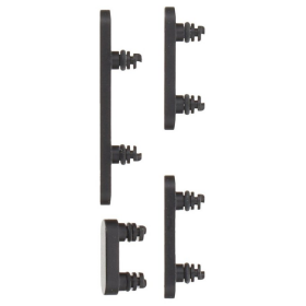 Ein/Aus + Lautstärke + Mute Taste Set black/schwarz...