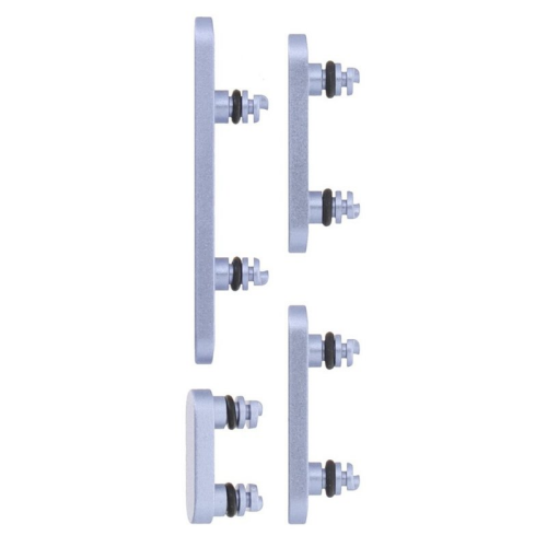 Ein/Aus + Lautstärke + Mute Taste Set mist blue/gelb für Apple iPhone 17 (A3520)