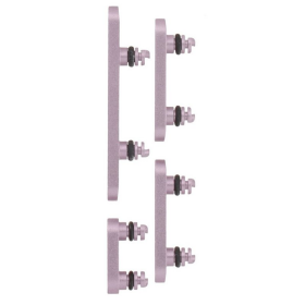 Ein/Aus + Lautstärke + Mute Taste Set lavender...