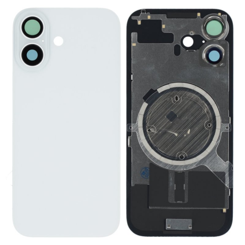 Batteriedeckel Rückseite Akkudeckel ohne Logo white/weiß für Apple iPhone 17 (A3520)