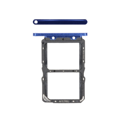 SIM-Karten Halter sapphire blue/gelb 51661MKM für Honor 20 (YAL-AL00, YAL-L21)