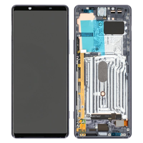 Display Modul mit Rahmen und Toucheinheit purple A5019823A für Sony Xperia 1 II (XQ-AT51)