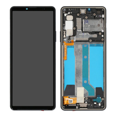 Display Modul mit Rahmen und Toucheinheit black/schwarz A5047173A für Sony Xperia 10 IV (XQCC54)