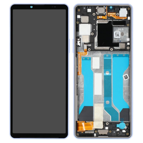 Display Modul mit Rahmen und Toucheinheit lavender A5061092A für Sony Xperia 10 V (XQ-DC54)