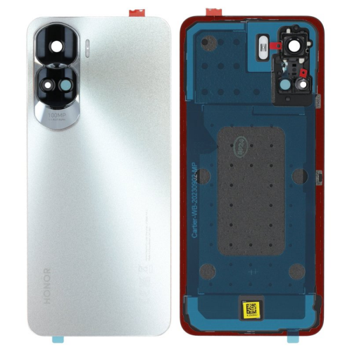 Batteriedeckel Rückseite Akkudeckel titanium silver/silber 0235AGEB für Honor 90 Lite (CRT-NX1)