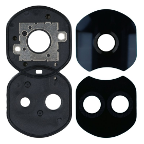 Haupt Kamera Linse + Lünette midnight black/schwarz...