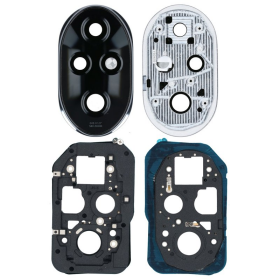 Haupt Kamera Linse + Lünette black/schwarz für...