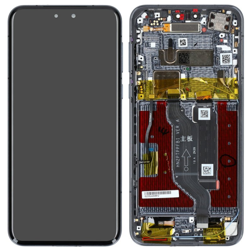 Display Modul mit Rahmen und Toucheinheit black/schwarz 0235AMRV für Honor Magic7 Pro (PTP-AN10,PTP-N49)