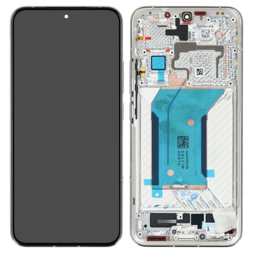 Display Modul mit Rahmen und Toucheinheit white/weiß 56000500N300 für Xiaomi 14 (23127PN0CC,23127PN0CG)