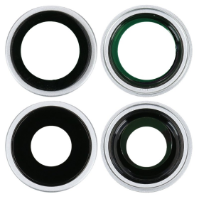 Kamera Linse + Lünette Set white/weiß für...