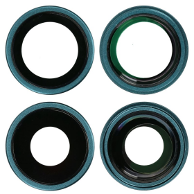 Kamera Linse + Lünette Set teal für Apple...