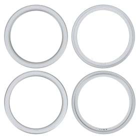 Haupt Kamera Metall Ring Lünette white/weiß...