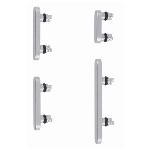 Ein/Aus + Lautstärke + Mute Taste Set white/weiß für Apple iPhone 16 (A3287)