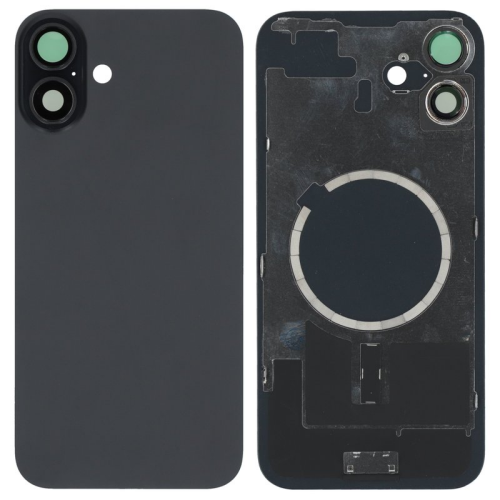 Batteriedeckel Rückseite Akkudeckel ohne Logo black/schwarz für Apple iPhone 16 Plus (A3290)